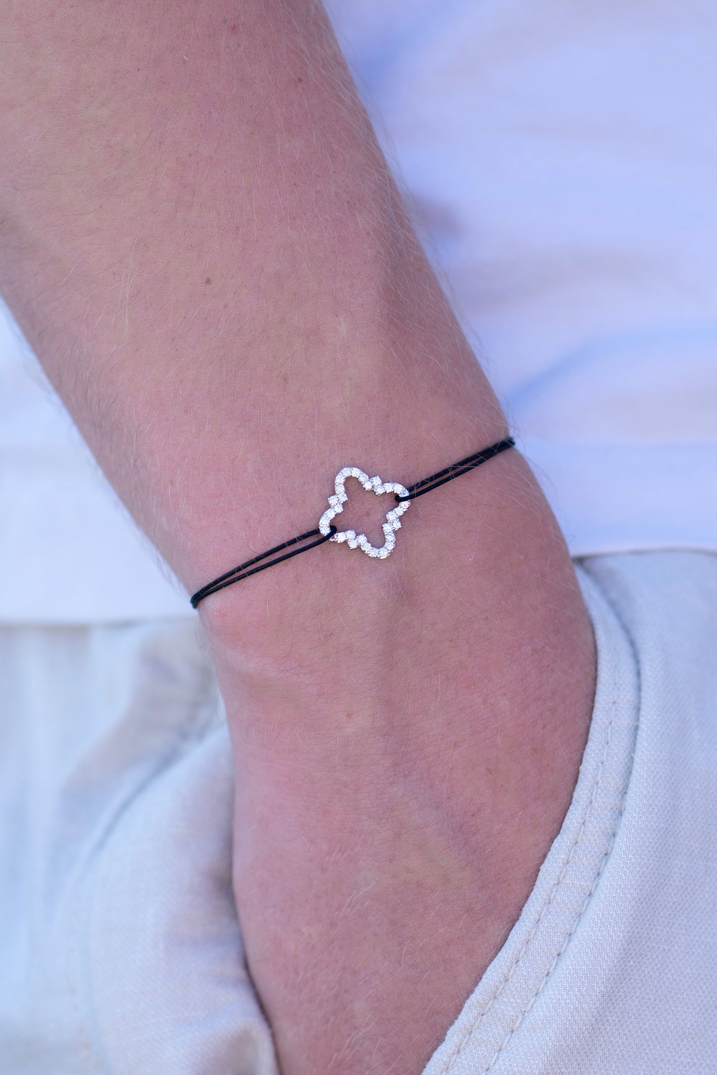 Bracelet Emblématique "Diamants blancs"