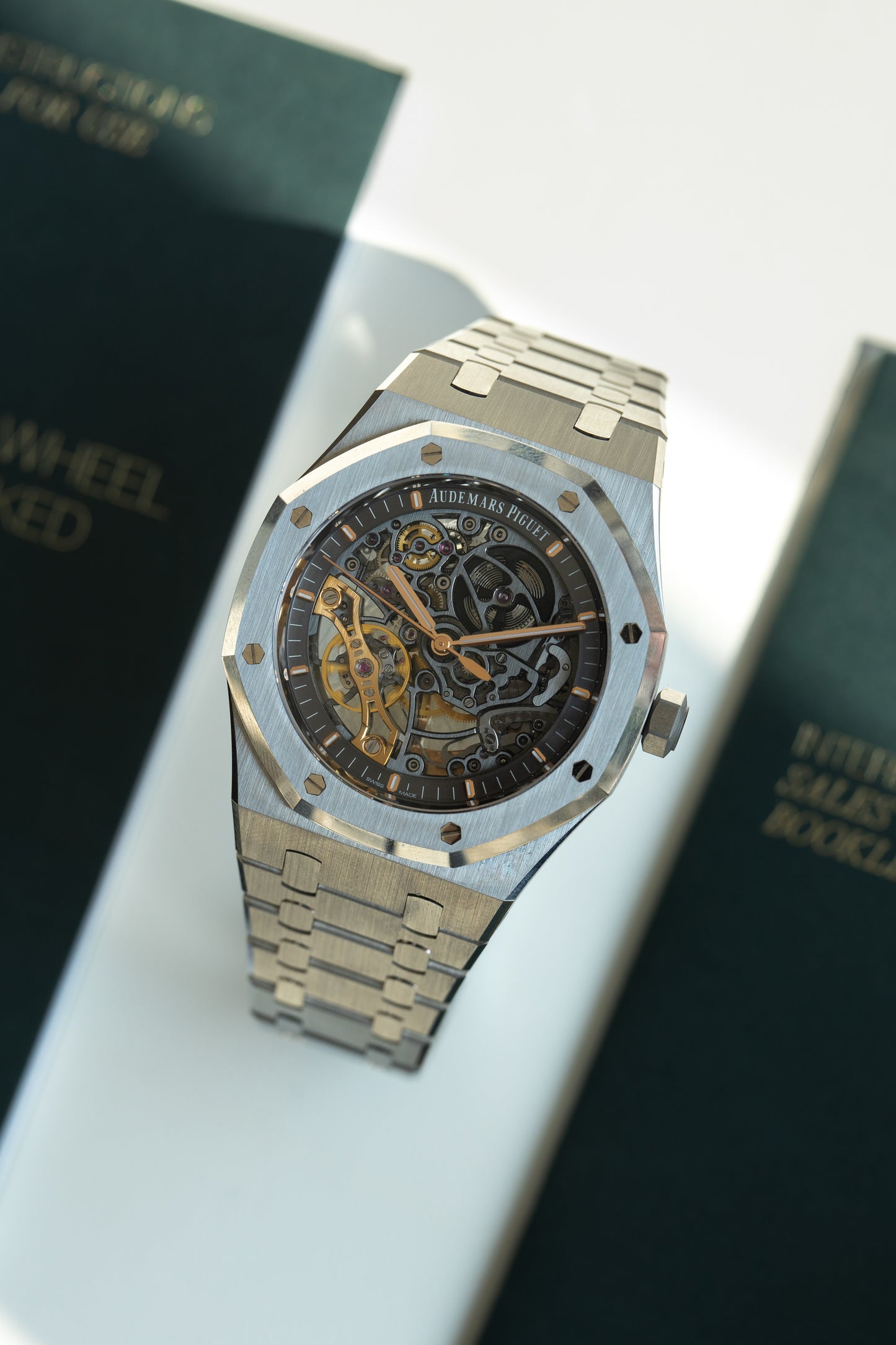 Audemars Piguet Royal Oak "A scheletrato a doppio bilanciere" ref.15407ST.00.1220ST.01