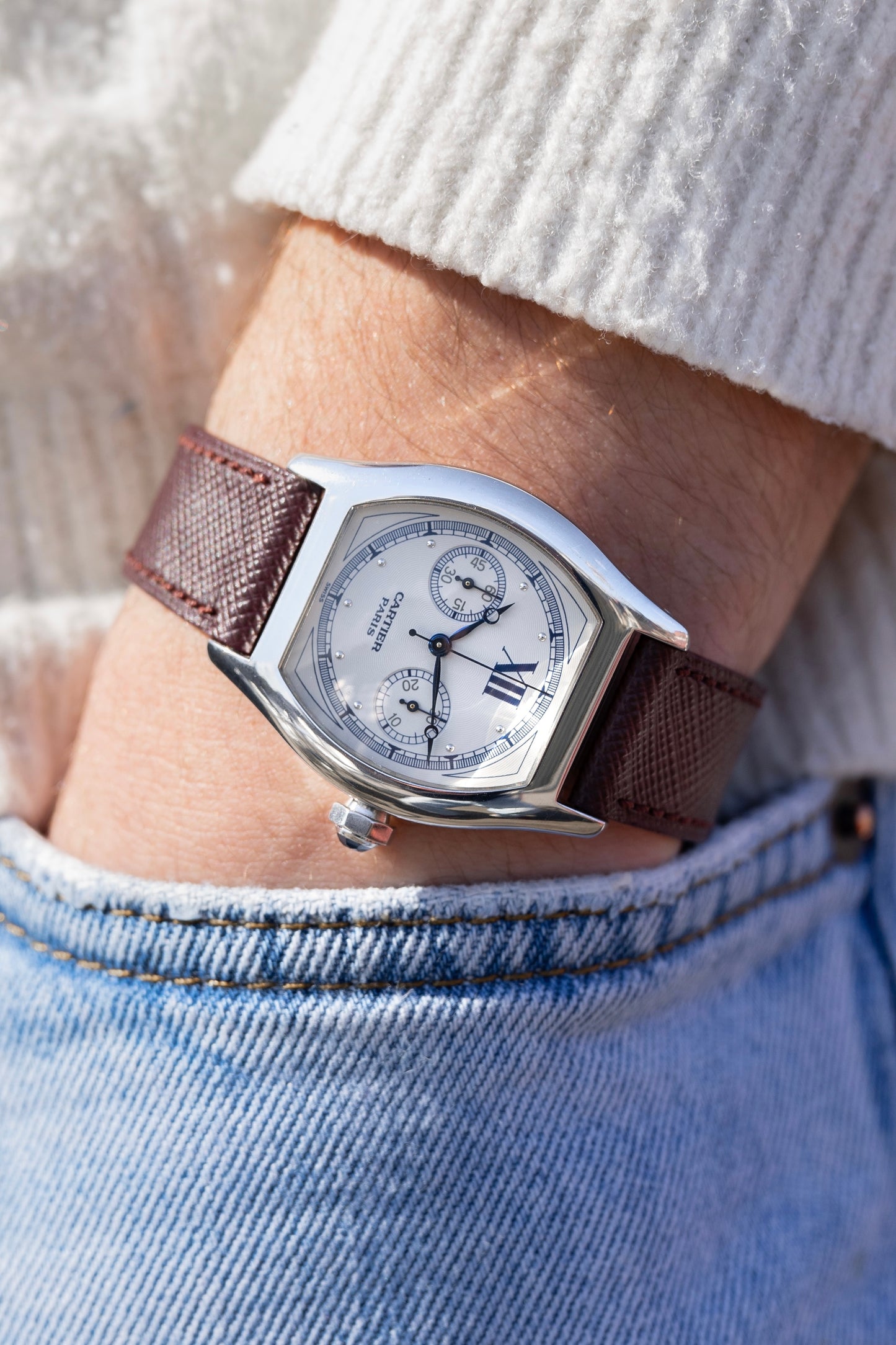 Cartier Tortue Monopoussoir ref.2396