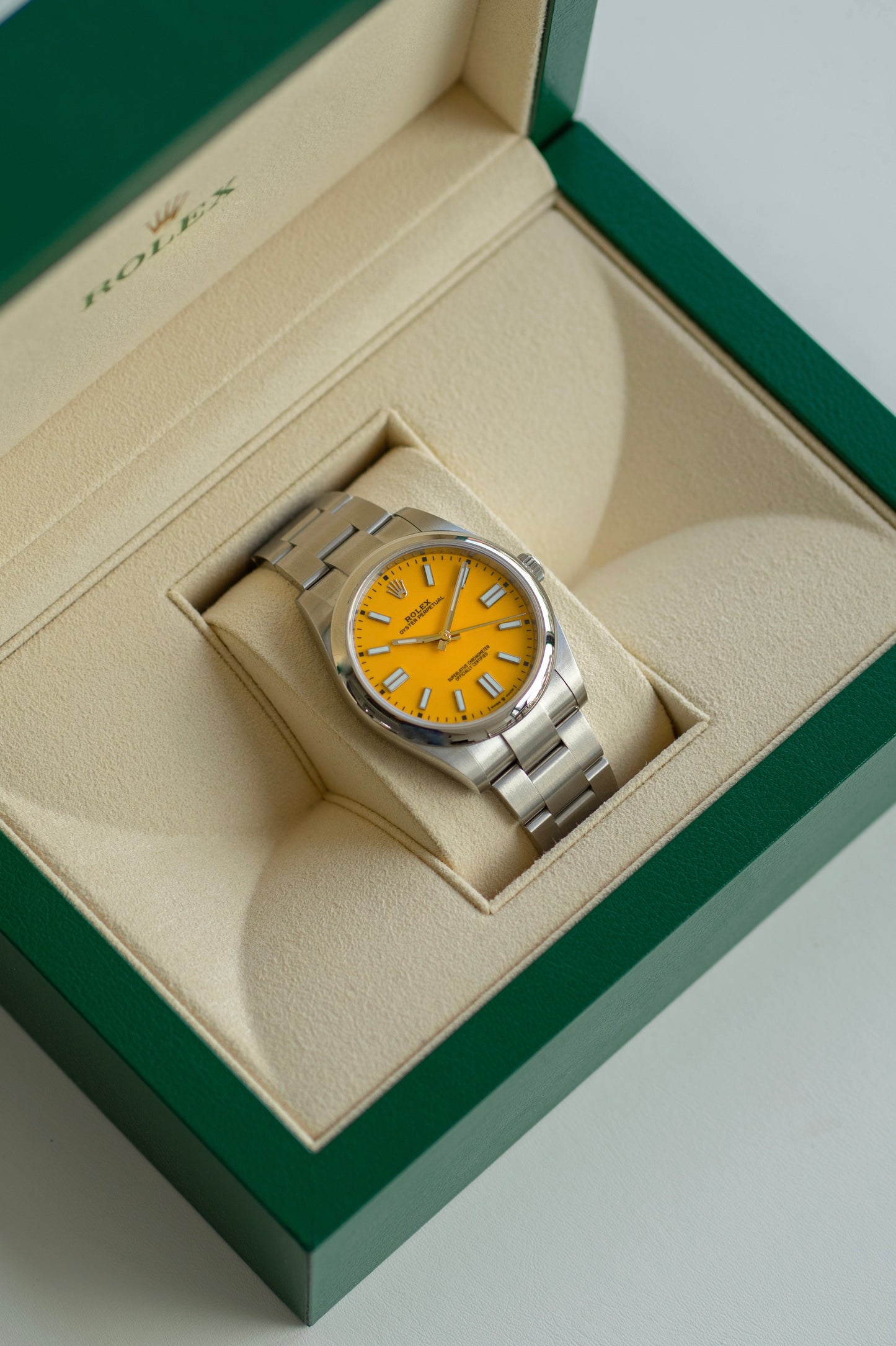 Rolex Oyster Perpetual 41 "yellow" ref.124300
