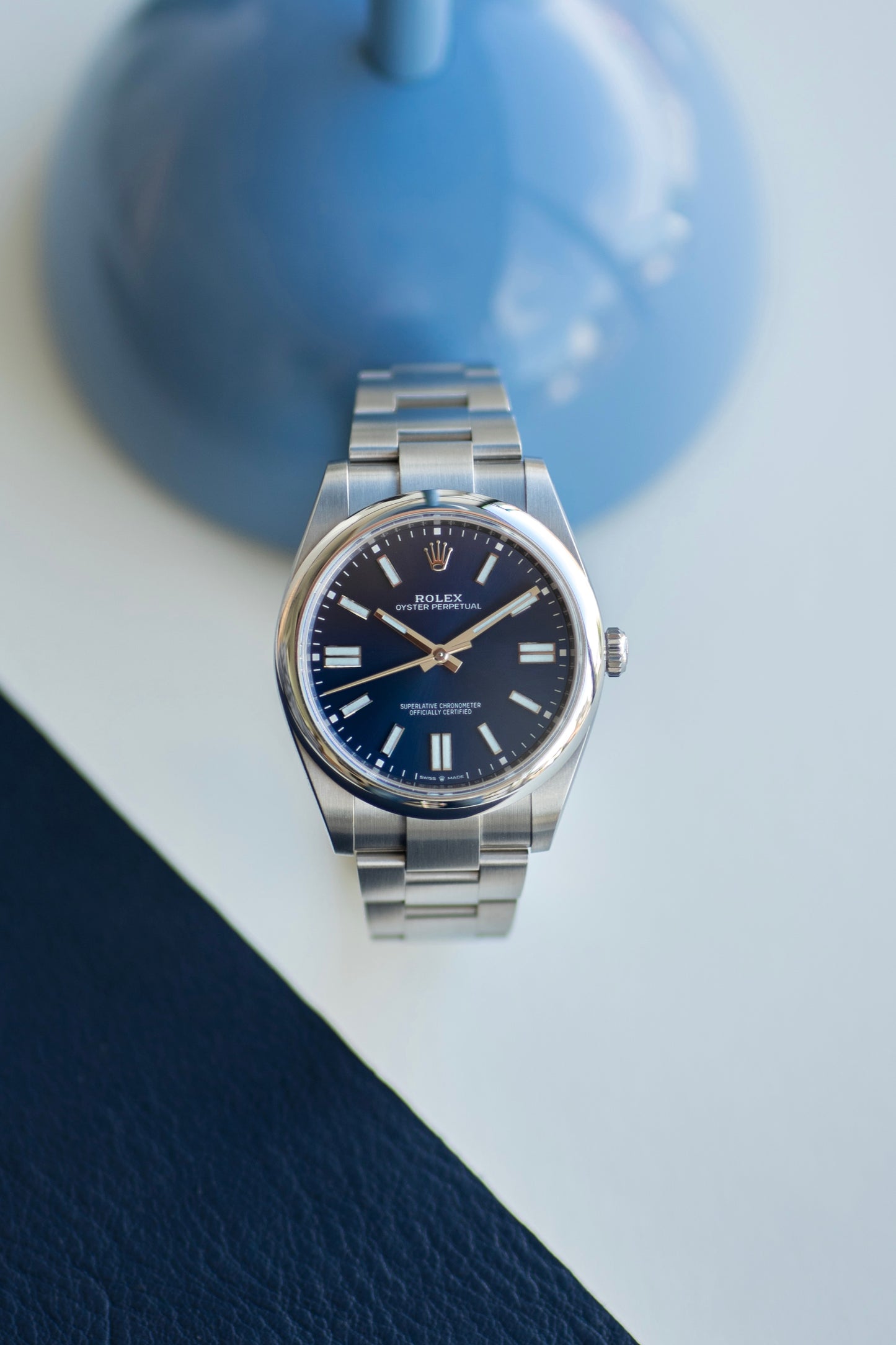 Rolex Oyster Perpetual 41 "cadran bleu" ref.124300