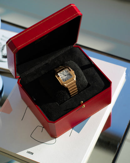 Cartier Santos "medium" rose gold ref.WGSA0031