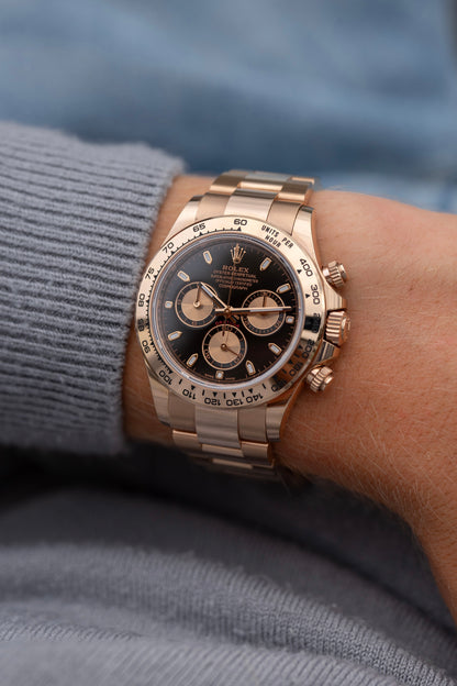 Rolex Daytona "Everose quadrante nero" ref.116505