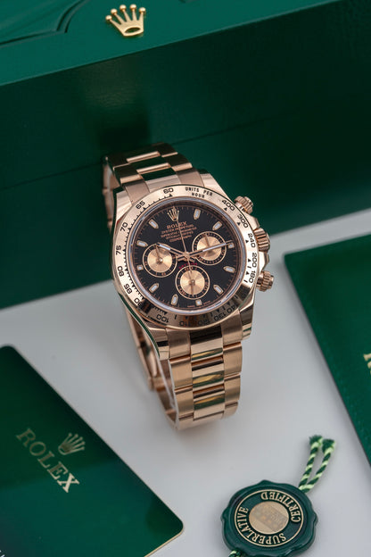 Rolex Daytona "Everose quadrante nero" ref.116505
