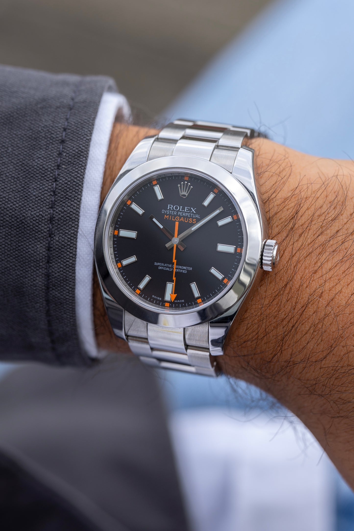 Rolex Milgauss "Quadrante grigio" ref.116400