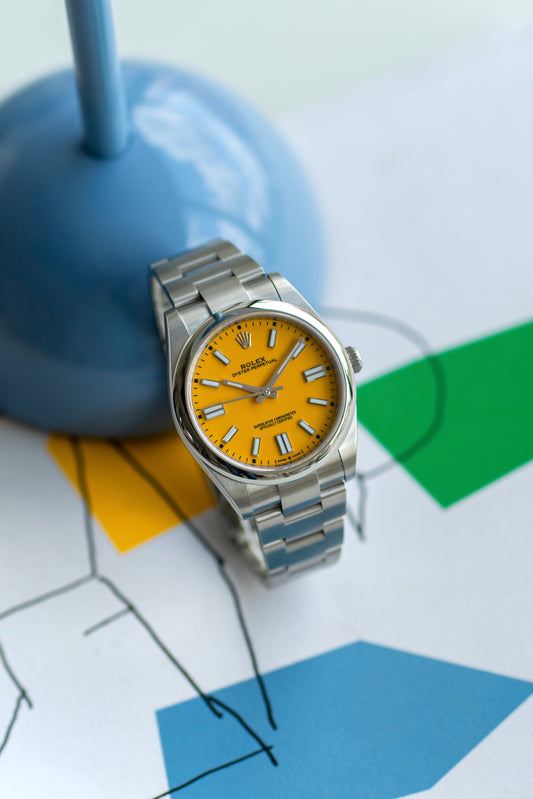 Rolex Oyster Perpetual 41 "jaune" ref.124300