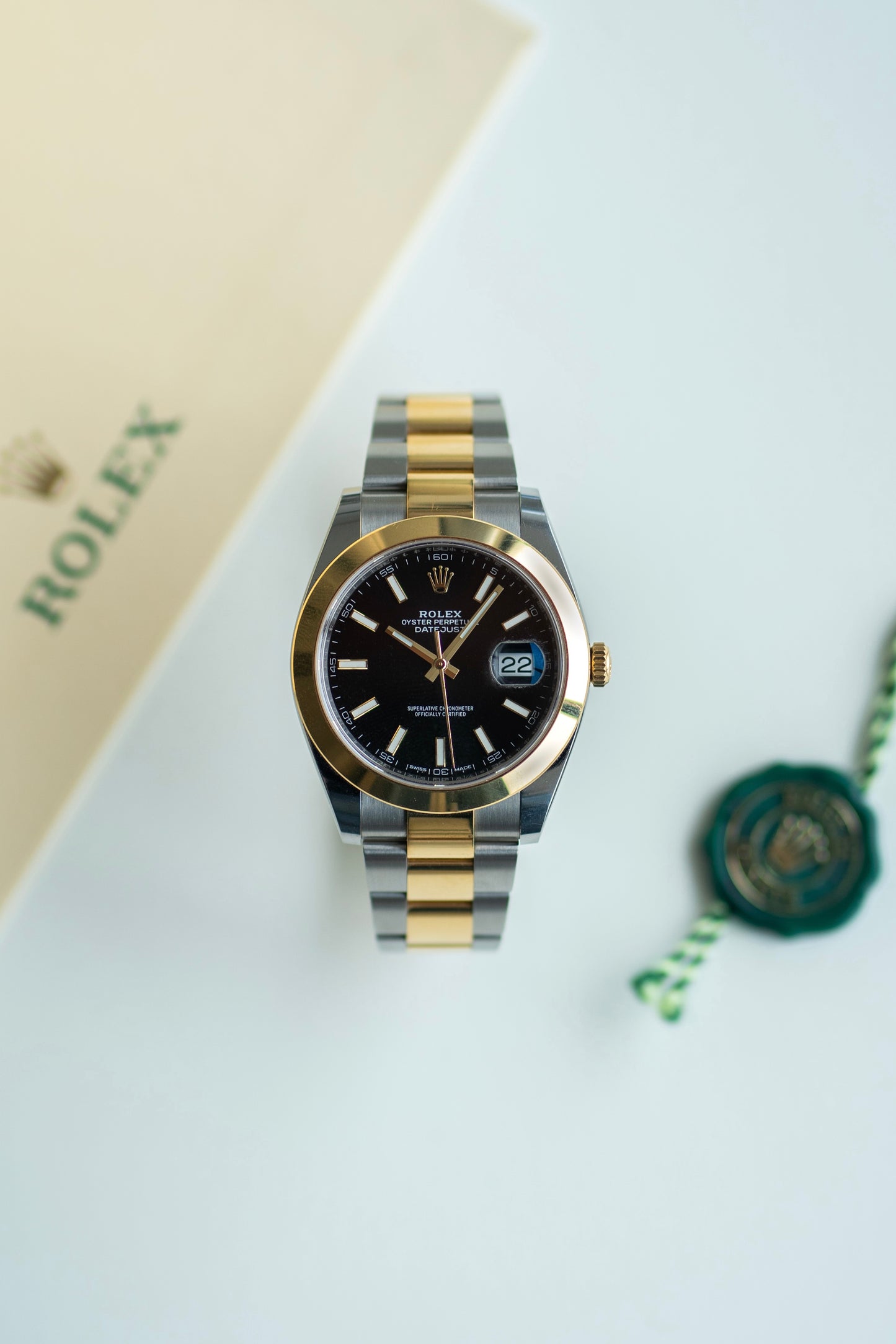 Rolex Datejust 41mm "tweekleurige zwarte wijzerplaat" ref.126303
